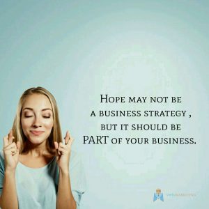 Hope in business