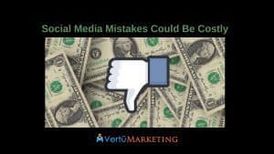 social media mistakes